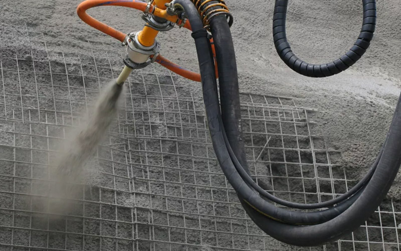 Projeto de contenção com concreto projetado